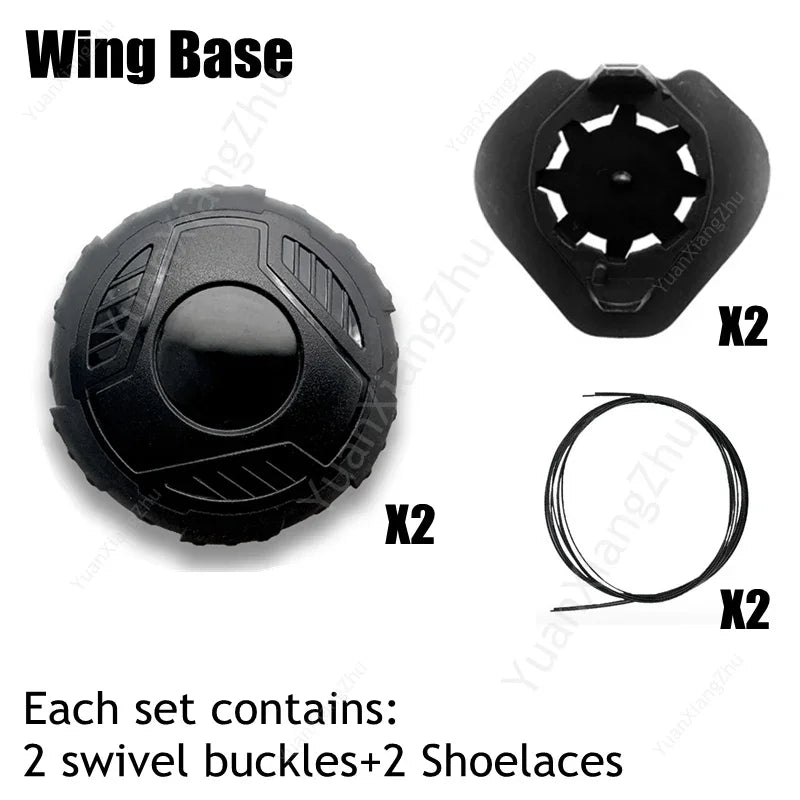 Boots Automatic Shoelaces Quality Large Swivel Buckle Laces Without ties Adult Kids No Tie Shoe laces Shoe Accessories 1Pair