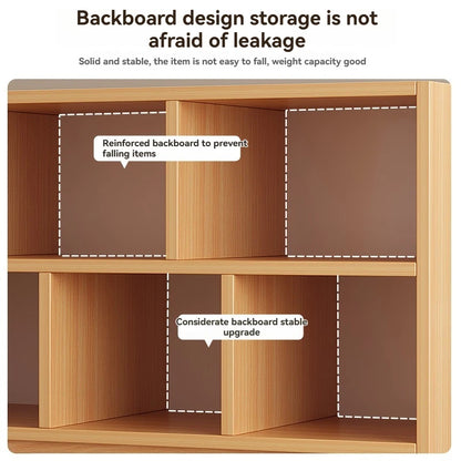 Bookshelf floor to ceiling household multifunctional storage rack living room large capacity multi-layer display cabinet simple