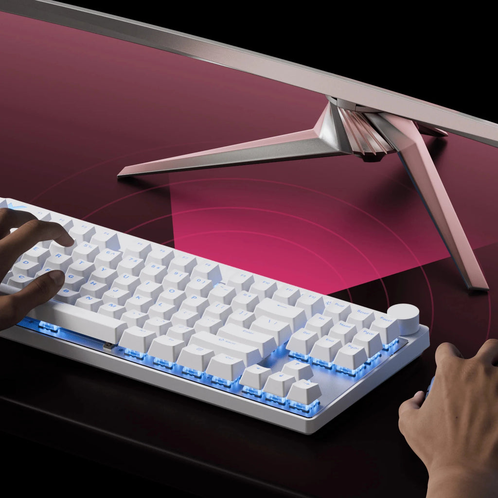 Mchose Mix87 Magnetic Swtich Keyboard Wired Gaming Keyboard 8K+256K Esport 0.08ms Low Latency E-Sports Custom Gamer Accessories