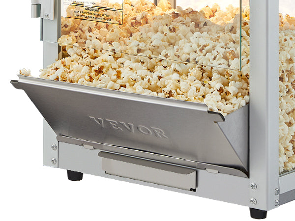 SucceBuy 8/12Oz Electric Popcorn Maker Commercial Popper Machine  Automatic Corn Cookware with Scoop Spoon SUS304 Heating Tube